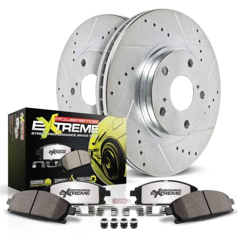 Power Stop 93-97 Chevrolet Camaro Rear Z26 Street Warrior Brake Kit