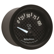 Laden Sie das Bild in den Galerie-Viewer, Autometer GT Series 52mm Short Sweep Electronic 0-100 psi Oil Pressure