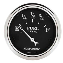 Carica l&#39;immagine nel visualizzatore di Gallery, Autometer 2 1/16in Old Tyme 0-30 Ohm Electronic Fuel Level Gauge - Black