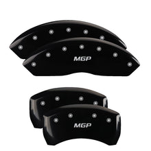 गैलरी व्यूवर में इमेज लोड करें, MGP 4 Caliper Covers Engraved Front &amp; Rear MGP Black Finish Silver Characters 2019 Acura RDX