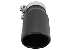 Carica l&#39;immagine nel visualizzatore di Gallery, aFe MACHForce XP 3in Inlet x 4in Outlet x 9in Length Clamp-On Black Tip