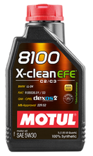 Cargar imagen en el visor de la galería, Motul 1L Synthetic Engine Oil 8100 5W30 X-Clean EFE - Case of 17