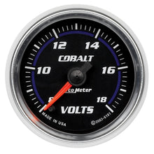 Laden Sie das Bild in den Galerie-Viewer, Autometer Cobalt 52mm 8-18 Voltmeter Electronic Gauge