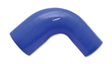 गैलरी व्यूवर में इमेज लोड करें, Vibrant 4 Ply Reinforced Silicone 90 degree Transition Elbow - 2.5in I.D. x 3in I.D. (BLUE)