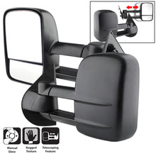 Charger l&#39;image dans la galerie, Xtune Chevy Silverado 07-12 L&amp;R Manual Extendable Manual Adjust Mirror MIR-CSIL07-MA-SET