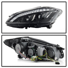 Cargar imagen en el visor de la galería, Spyder Mercedes W221 S Class 07-09 Headlights - HID Model Only - Black PRO-YD-MBW22107-HID-DRL-BK