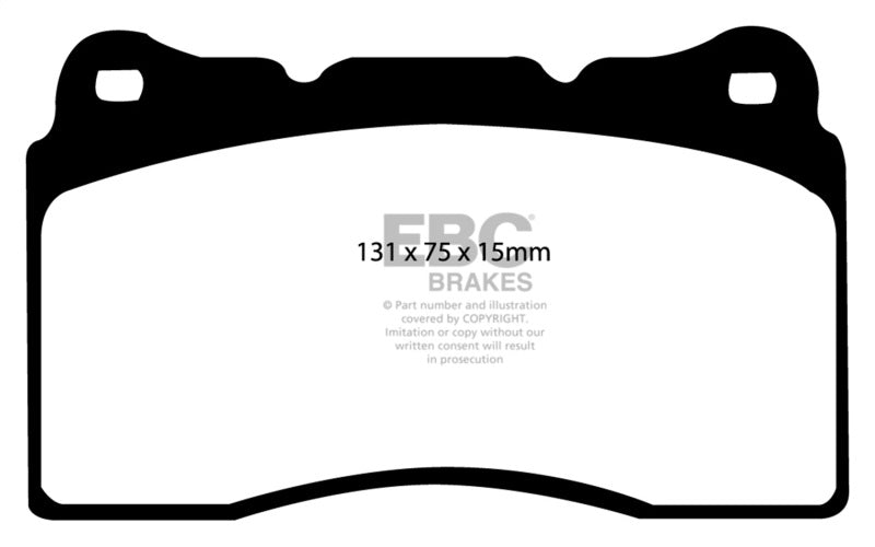 EBC 04-08 Acura TL 3.2 (Manual)(Brembo) Orangestuff Front Brake Pads