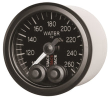 Charger l&#39;image dans la galerie, Autometer Stack Pro Control 52mm 100-260 deg F Water Temp Gauge - Black (1/8in NPTF Male)