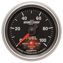 Laden Sie das Bild in den Galerie-Viewer, Autometer Sport-Comp II 52mm 0-100 PSI Fuel Pressure Gauge