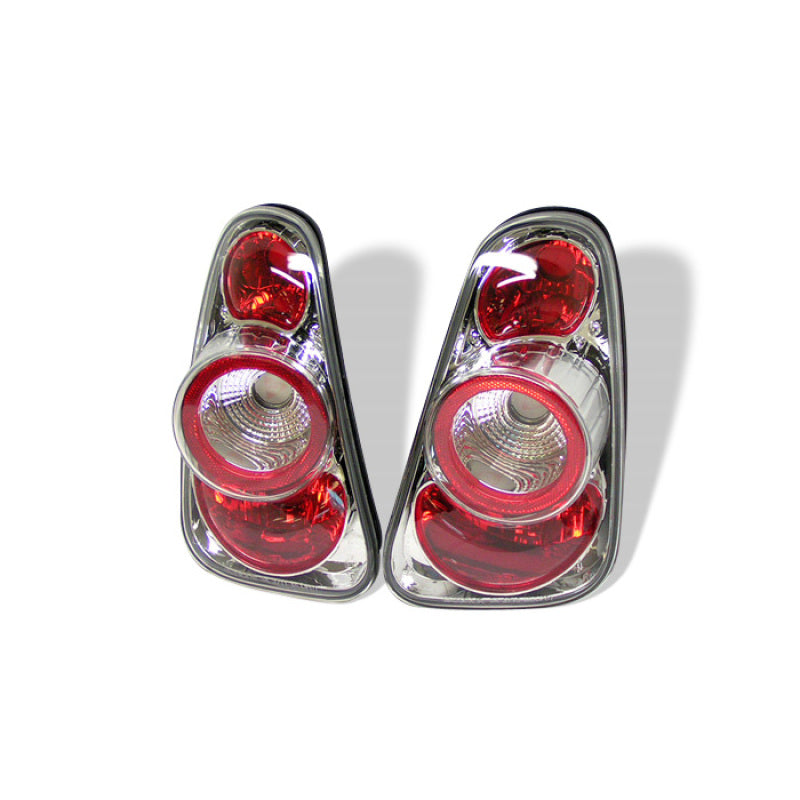 Spyder Mini Cooper 02-06/Cooper Convertibles 05-08 Euro Style Tail Lights Chrome ALT-YD-MC02-C