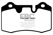 Charger l&#39;image dans la galerie, EBC 04-12 Aston Martin DB9 5.9 Redstuff Rear Brake Pads