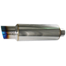 Cargar imagen en el visor de la galería, Injen 3.00 Universal Muffler w/Titanium burnt rolled Tip and stainless steel resonated inner wall