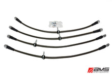 Laden Sie das Bild in den Galerie-Viewer, AMS Performance 08-15 Mitsubishi EVO X Stainless Steel Brake Lines (4 Lines)