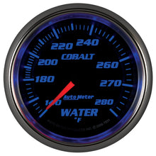 Carica l&#39;immagine nel visualizzatore di Gallery, Autometer Cobalt 66.7mm 140-280 degree F. Water Temprature  Gauge