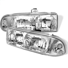 Load image into Gallery viewer, Spyder Chevy S10 98-04/Chevy Blazer 98-05 Crystal Headlights Chrome HD-YD-CS1098-C