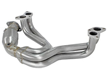 Carica l&#39;immagine nel visualizzatore di Gallery, aFe 12-17 Toyota 86 / FRS / BRZ Twisted Steel 304 Stainless Steel Long Tube Header w/ Cat