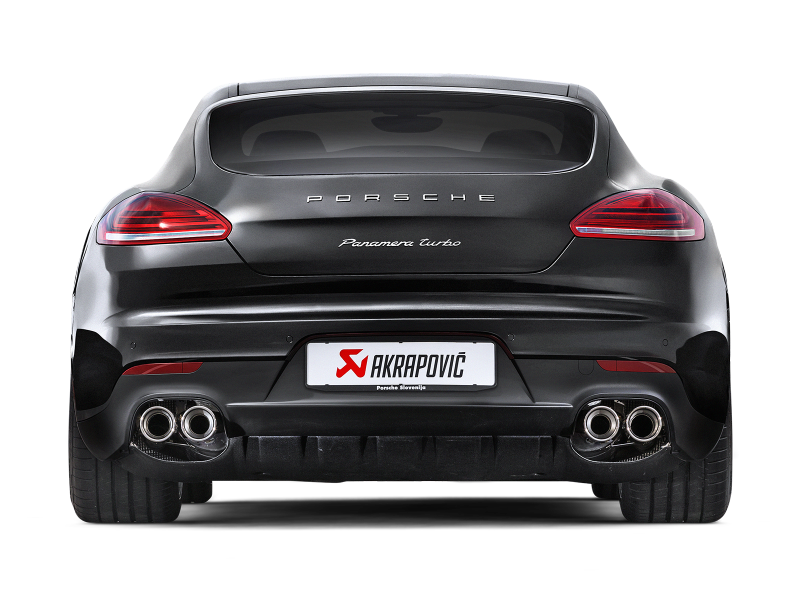 Akrapovic 14-15 Porsche Panamera Turbo (970) Evolution Line Cat Back (Titanium) w/ Titanium Tips