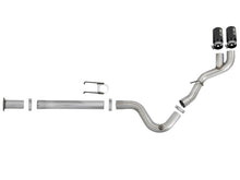 Carica l&#39;immagine nel visualizzatore di Gallery, aFe Rebel XD 4in SS DPF-Back Exhaust 17-18 FOrd Diesel Trucks V8-6.7L (td) w/ Dual Black Tips