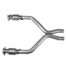 Charger l&#39;image dans la galerie, BBK 11-14 Mustang 3.7 V6 Short Mid X Pipe With Catalytic Converters 2-1/2 For BBK Long Tube Headers