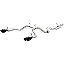 Laden Sie das Bild in den Galerie-Viewer, MagnaFlow 2021 Chevrolet Tahoe V8 5.3L Street Series Cat-Back Exhaust - Black Chrome Tips