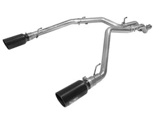 Carica l&#39;immagine nel visualizzatore di Gallery, aFe MACHForce XP DPF-Back Exhaust 3in SS w/ 6in Black Tips 2014 Dodge Ram 1500 V6 3.0L EcoDiesel