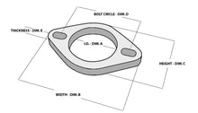 Cargar imagen en el visor de la galería, Vibrant 2-Bolt T304 SS Exhaust Flange (2.5in I.D.)