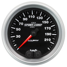 Laden Sie das Bild in den Galerie-Viewer, Autometer Sport-Comp II 3-3/8in. 0-225KM/H (GPS) Speedometer Gauge