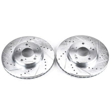 गैलरी व्यूवर में इमेज लोड करें, Power Stop 14-15 Acura ILX Front Evolution Drilled &amp; Slotted Rotors - Pair