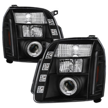 Cargar imagen en el visor de la galería, Spyder GMC Yukon 07-14/GMC Yukon Denali 07-14Projector Headlights LED Halo LED Blk PRO-YD-GY07-HL-BK