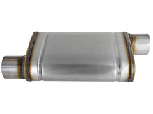 Laden Sie das Bild in den Galerie-Viewer, MACH Force-Xp 409 SS Muffler 3in ID Offset/Offset x 4in H x 9in W x 14in L - Oval Body