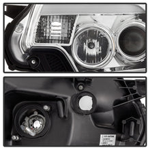 Load image into Gallery viewer, Spyder Toyota Tacoma 12-16 Projector Headlights Light Bar DRL Chrome PRO-YD-TT12-LBDRL-C