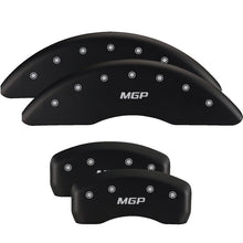 Cargar imagen en el visor de la galería, MGP 4 Caliper Covers Engraved Front &amp; Rear MGP Red finish silver ch