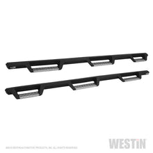 Carica l&#39;immagine nel visualizzatore di Gallery, Westin/HDX 99-16 Ford F-250/350 Crew Cab (6.75ft Bed) Stainless Drop Nerf Step Bars - Textured Black