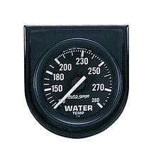 Carica l&#39;immagine nel visualizzatore di Gallery, Autometer AutoGage 52.4mm Mechanical 100-280 Deg F Water Temp Gauge - Black