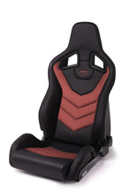 Charger l&#39;image dans la galerie, Recaro Sportster GT Passenger Seat - Black Vinyl/Red Suede