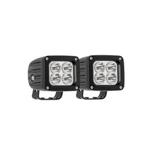 Laden Sie das Bild in den Galerie-Viewer, Westin Quadrant LED Auxiliary Light 3 inch x 2.5 inch Flood w/5W Cree (Set of 2) - Black