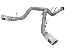 Laden Sie das Bild in den Galerie-Viewer, aFe Large Bore-HD 4in 409 Stainless Steel DPF-Back Exhaust w/Polished Tips 15-16 Ford Diesel Truck