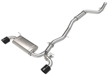 Carica l&#39;immagine nel visualizzatore di Gallery, aFe POWER Takeda 2021 Toyota Supra 2.0L (t) 2.5in-3in 304 SS CB Exhaust w/ Black Tips