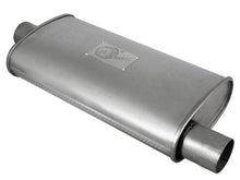 Carica l&#39;immagine nel visualizzatore di Gallery, aFe Scorpion Replacement Alum Steel Muffler Double Layer 2-1/2in In/Out Center/Offset 18inL x9inW