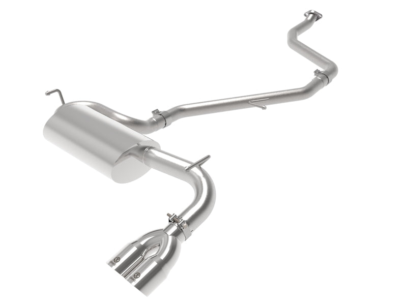 aFe POWER Takeda 2in to 2-1 304 SS Cat-Back Exhaust w/ Polished Tips 11-17 Lexus CT200h 1.8L