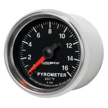 Laden Sie das Bild in den Galerie-Viewer, Autometer GS 0-1600 degree F Full Sweep Electronic Pyrometer Gauge