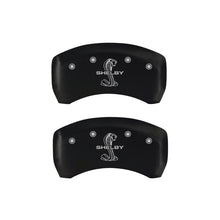 Cargar imagen en el visor de la galería, MGP 4 Caliper Covers Engraved Front &amp; Rear Raptor Black finish silver ch