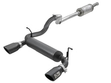 Charger l&#39;image dans la galerie, aFe Rebel Series 2.5in 409 SS Cat-Back Exhaust System w/ Black Tips Jeep Wrangler (JL) 2018 V6 3.6L