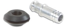 Load image into Gallery viewer, Vibrant 10mm (2/5in) O.D. Aluminum Vacuum Hose Fitting (includes Rubber Grommet)