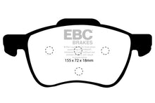 Charger l&#39;image dans la galerie, EBC 01-05 Volvo S60 2.3 Turbo T5 Redstuff Front Brake Pads