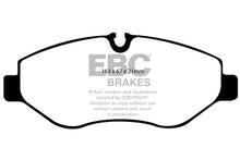 Cargar imagen en el visor de la galería, EBC 07+ Dodge Sprinter 2500 Greenstuff Front Brake Pads