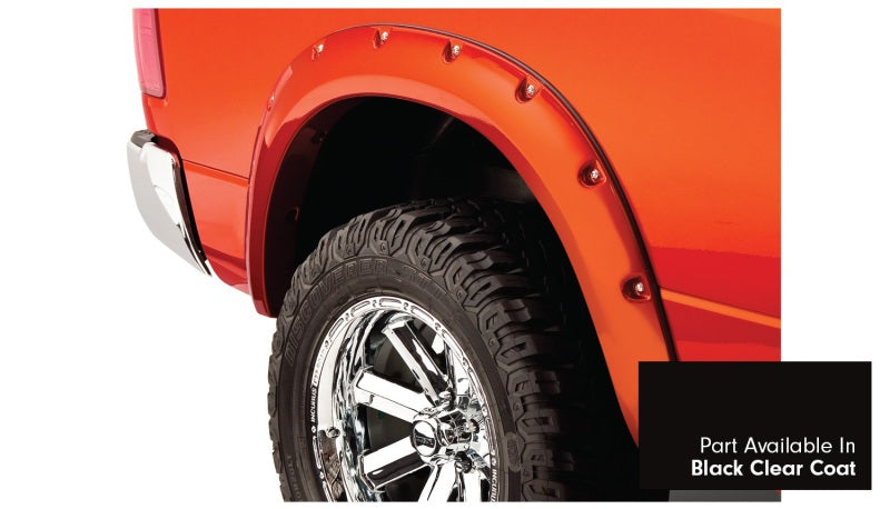 Bushwacker 16-18 Dodge Ram 1500 Fleetside Pocket Style Flares 4pc 67.4/76.3/96.3in Bed - Black CC