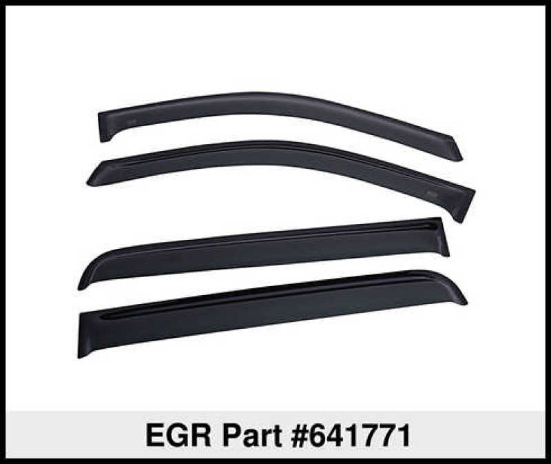 EGR 14+ Chev Silverado Crew Cab Tape-On Window Visors - Set of 4 (641771)