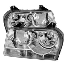 Laden Sie das Bild in den Galerie-Viewer, Xtune Chrysler 300 05-08 Halogen Non-Projection Style Only Crystal Headlights Chrome HD-JH-C305-HA-C