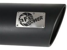 Cargar imagen en el visor de la galería, aFe MACH Force-XP 409 SS Right Side Single Wall Exhaust Tip 5in Inlet x 7in Outlet x 15in L